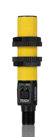 S18UBAQ Banner Ultrasonic Threaded Barrel Proximity Sensor, M18, 300 mm Detection, PNP/NPN NO/NC, 10 → 30 V dc