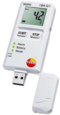 0572 1846 Testo 184-G1 Temperature Data Logger, NFC, USB, 5 Input Channel(s)