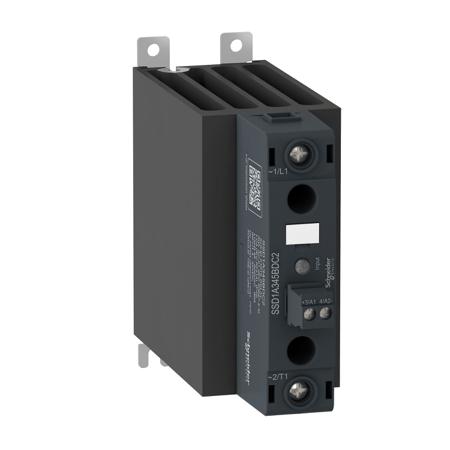 SSD1A345M7C2 Schneider Electric Harmony Relay Series Solid State Relay, 45 A Load, DIN Rail Mount, 280 V ac/dc Load