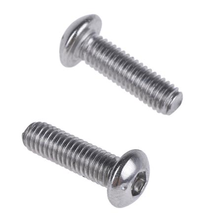 232-8158 RS PRO Stainless Steel Hex Socket Button Screw, ISO 7380, M3 x 10mm
