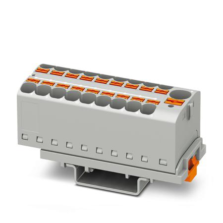 3273636 Phoenix Contact Distribution Block, 19 Way, 0.2 → 6mm², 32A, 800 V, Grey