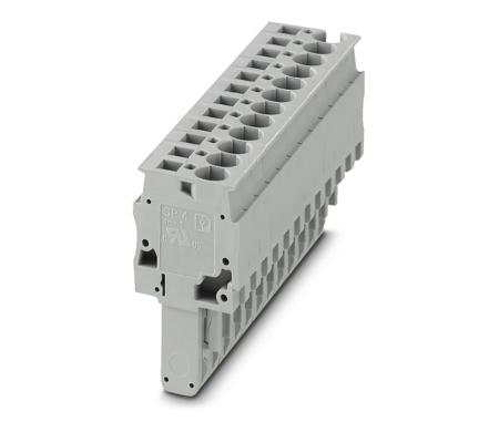 3043006 Phoenix Contact, 6.2mm Pitch, SP, Pluggable Terminal Block, Plug, Plug-In, Spring Cage Termination,