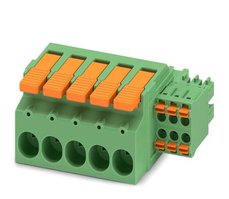1716958 Phoenix Contact, 7.62mm Pitch, LPCH 6, 11 Way, , Pluggable Terminal Block, Hybrid Plug, Cable Mount, Push-In