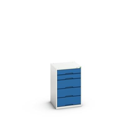 16925012-11 Bott 5 Cabinet, Steel, 800mm x 525mm x 550mm, Blue, Light Grey