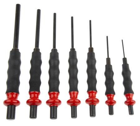 249.GJ7 Facom 7-Piece Punch Set, Anti-Vibration Punch, 2 → 10 mm Shank