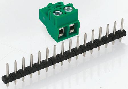 1945203 Phoenix Contact, 3.5mm Pitch, PST 1.0/13-3.5, 13 Way, , Pluggable Terminal Block, Pin Header, Through Hole, Solder