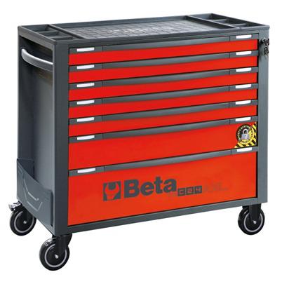 RSC24AXL-7-R BETA 7 Drawer ABS Wheeled Roller Cabinet