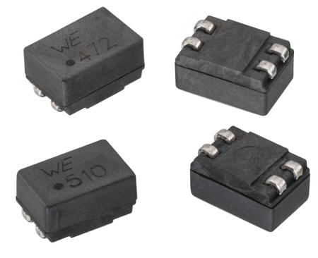 744222 Wurth WE-SL2 Series - Wire-wound SMD Inductor with a Ferrite Core, 1 mH ±50% Dual 800mA Idc