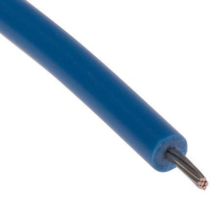811-7459 RS Pro Blue, 100m PVC UL1015 Hook Up Wire, 600 V 22 AWG
