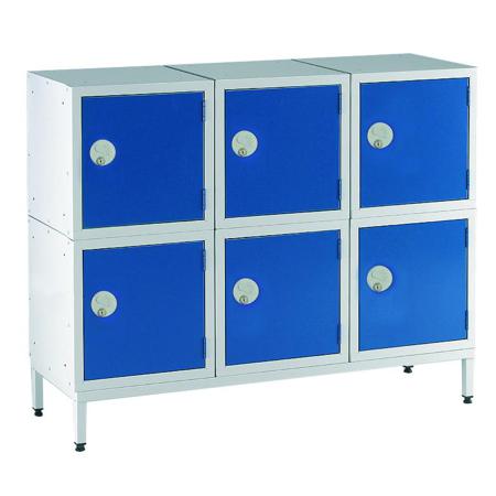 213-980 RS PRO 1 Door No Steel Light Grey, Yellow Locker, 300 mm x 300 mm x 300mm