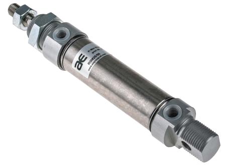 304-3870 RS PRO Pneumatic Piston Rod Cylinder - 25 mm Bore, 50 mm ISO 6432 Series, Double Acting Acting