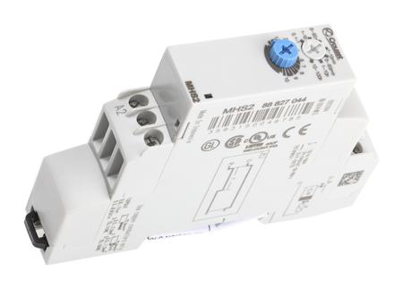 88827044 Crouzet DIN Rail Mount Timer Relay, 24 → 240V ac, 1-Contact, 0.1 s → 100h, 1-Function, Solid State