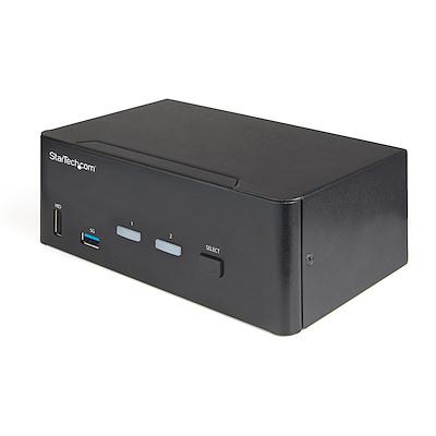 SV231DHU34K6 StarTech.com 2 Port Dual Monitor USB HDMI KVM Switch, 3.5 mm Stereo 3840 x 2160 Maximum Resolution
