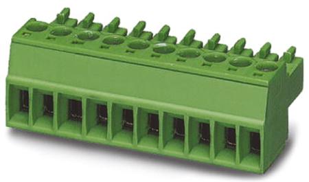 1851999 Phoenix Contact, 3.81mm Pitch, MC 1.5/2-ST-3.81 AU, 2 Way, , Pluggable Terminal Block, Plug, Cable Mount, Screw