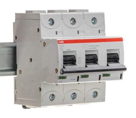 2CCS883001R0404-S803C-C-40A---25-KA ABB HPMCB - High Performance MCB 40A MCB3P Curve C