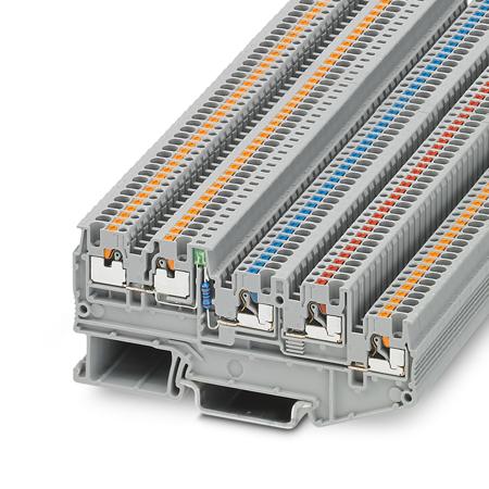 3244520 Phoenix Contact  PTIO 1 Series Grey, Push In Termination