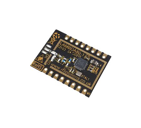 LAMBDA80-24D RF Solutions, LoRa Module Transceiver 2.4GHz, -132dBm Receiver Sensitivity
