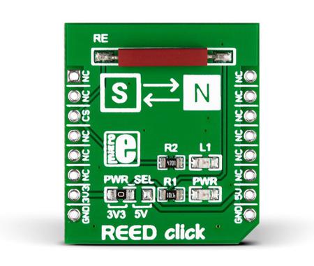 MIKROE-1998 MikroElektronika REED Click Reed Switch MikroBus Click Board