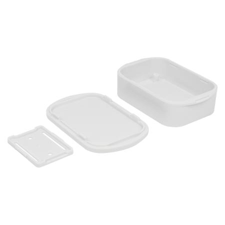 CUE9910WH CAMDENBOSS 99 Series White ASA Enclosure, IP40, White Lid, 70x45x22mm