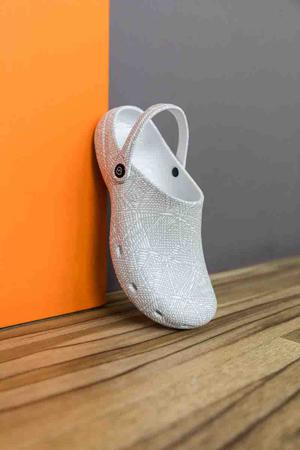 07HAPPY9890PT38-39 Parade HAPPY Unisex Grey, White Clogs for hospitals and medical institutions, UK 5, EU 38