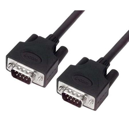 CSMUZ9MM-5 L-Com Male DB9 to Male DB9 Cable assembly, 5ft LSZH