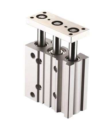 235-1251 RS PRO Pneumatic Guided Cylinder - 12mm Bore, 75mm Stroke, SGM Series, Double Acting