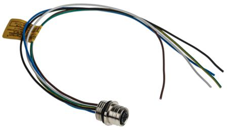 1200845113 Brad from Molex, Ultra-Lock Series, Straight M12 to Unterminated Cable assembly, 5 Core 0.3m Cable