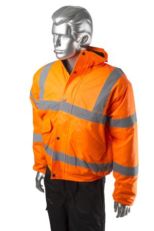 RS_918-5970 Portwest Orange Men Hi Vis Bomber Jacket, XL