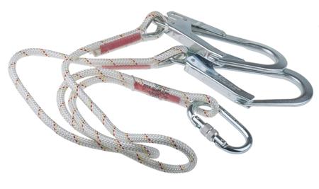 AL432-1 Protecta Scafold Hook Rope Lanyard Karabiner Twin