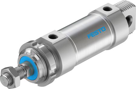 DSNU-50-40-PPV-A Festo Pneumatic Roundline Cylinder 50mm Bore, 40mm Stroke,  Series, Double Acting