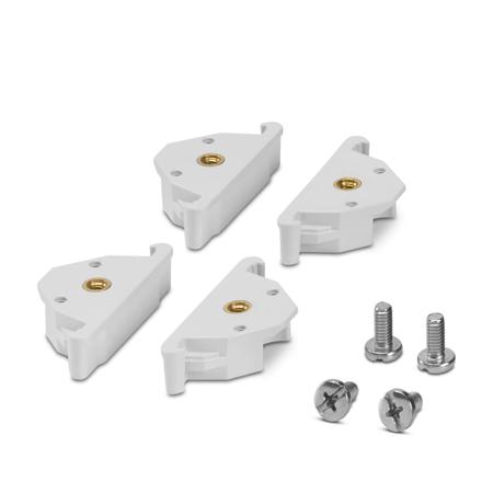 1471789 Phoenix Contact OCS CORNER SET Series Polycarbonate Corner Profile for Use with OCS CORNER SET, 25 x 51 x 11mm
