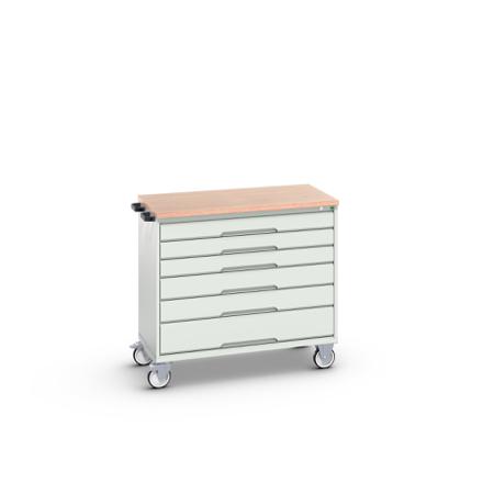 16927054-16 Bott, 6 Drawer Sheet Steel Floor Standing Cabinet, 1050 x 600 x 980mm
