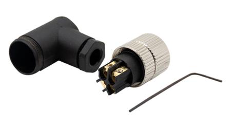 RND-205-01145 RND Connector, 4 Contacts, Cable Mount, M8 Connector, Socket, Female, IP67, RND 205 Series