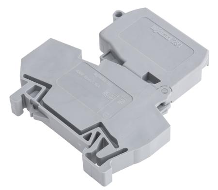 281-611 WAGO  281 Series Grey, 4mm², Single-Level, Cage Clamp Termination, Fused