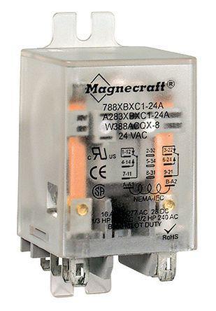788XCXC1-120A Schneider Electric 3PDT Flange Mount Non-Latching Relay, 120V ac Coil, 16 A
