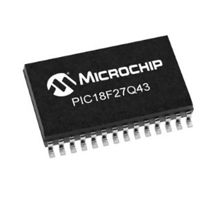 PIC18F27Q43-I-SS Microchip PIC18F27Q43-I/SS, 8bit PIC Microcontroller, PIC18, 32MHz, 128 kB Flash, 28-Pin SSOP-28