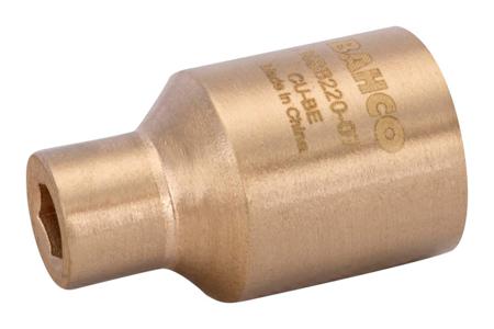 NSB220-22 Bahco 1/2 in Drive 22mm Standard Socket, 22mm, 43 mm Overall Length