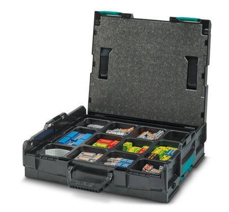 1092040 Phoenix Contact, CASE PTFIX L-BOXX DE PTFIX Starter Set for use with Feed Through Terminal Blocks