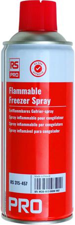 315-457 RS PRO 400mL Aerosol Freezer Spray, -45°C