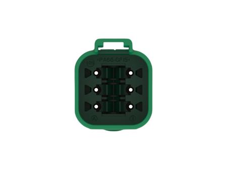 DT04-6P-TN03 TE Connectivity, DT04-6P Automotive Connector Plug Green Cable 6 Way, Cable Termination