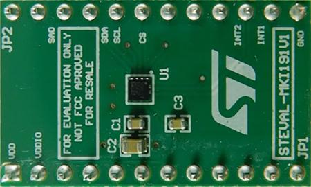 STEVAL-MKI191V1 STMicroelectronics IIS2DLPC Adapter Board for a Standard DIL24 Socket Adapter Board Standard DIL24 socket