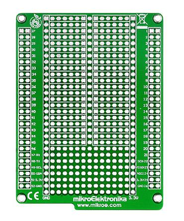 MIKROE-767 MikroElektronika , mikromedia PROTO Expansion Board for PIC18FJ, PIC24, dsPIC33, PIC32, XMEGA