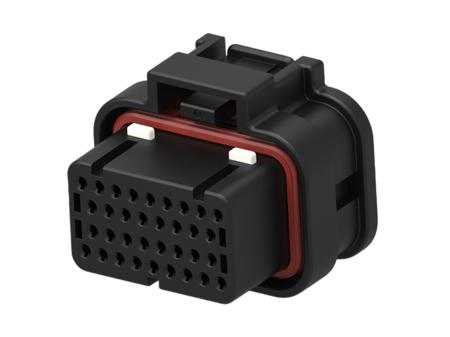 2389578-1 TE Connectivity, SUPERSEAL Automotive Connector Socket Black Cable Mount 34 Way