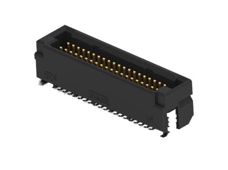 294150-E ERNI ERNI MicroCon Series Vertical Surface Mount PCB Header, 40 Contact(s), 0.8mm Pitch, 2 Row(s), Shrouded