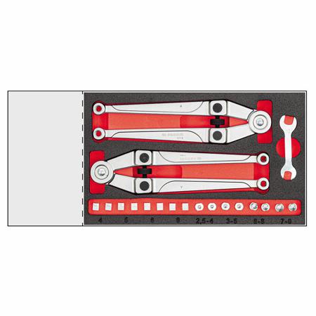 U05191054 Usag 10 Piece Automotive Tool Kit Tool Kit with Tray