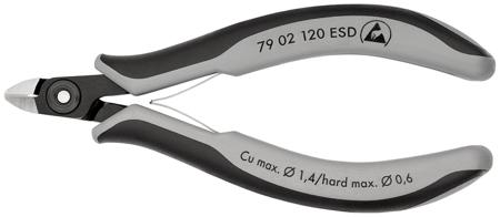 79 02 120 ESD Knipex Knipex ESD Safe Precision Diagonal Cutter