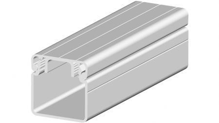 264-7871 RS PRO Silver Cable Trunking - Open Slot, W30 mm x D30mm, L1m, Aluminium