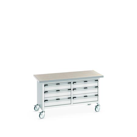 41002108-16V Bott 41002108.16V Portable Sheet Steel Workbench, 840mm x 750mm x 1500mm