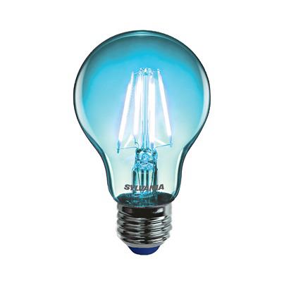 86308 Sylvania ToLEDo Retro E27 LED Bulbs 4 W, Blue, Pear shape