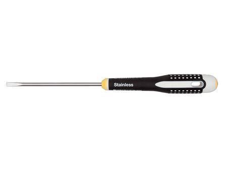 BE-8040I Bahco Stainless Steel Screwdriver, Slotted, 100mm Blade Length